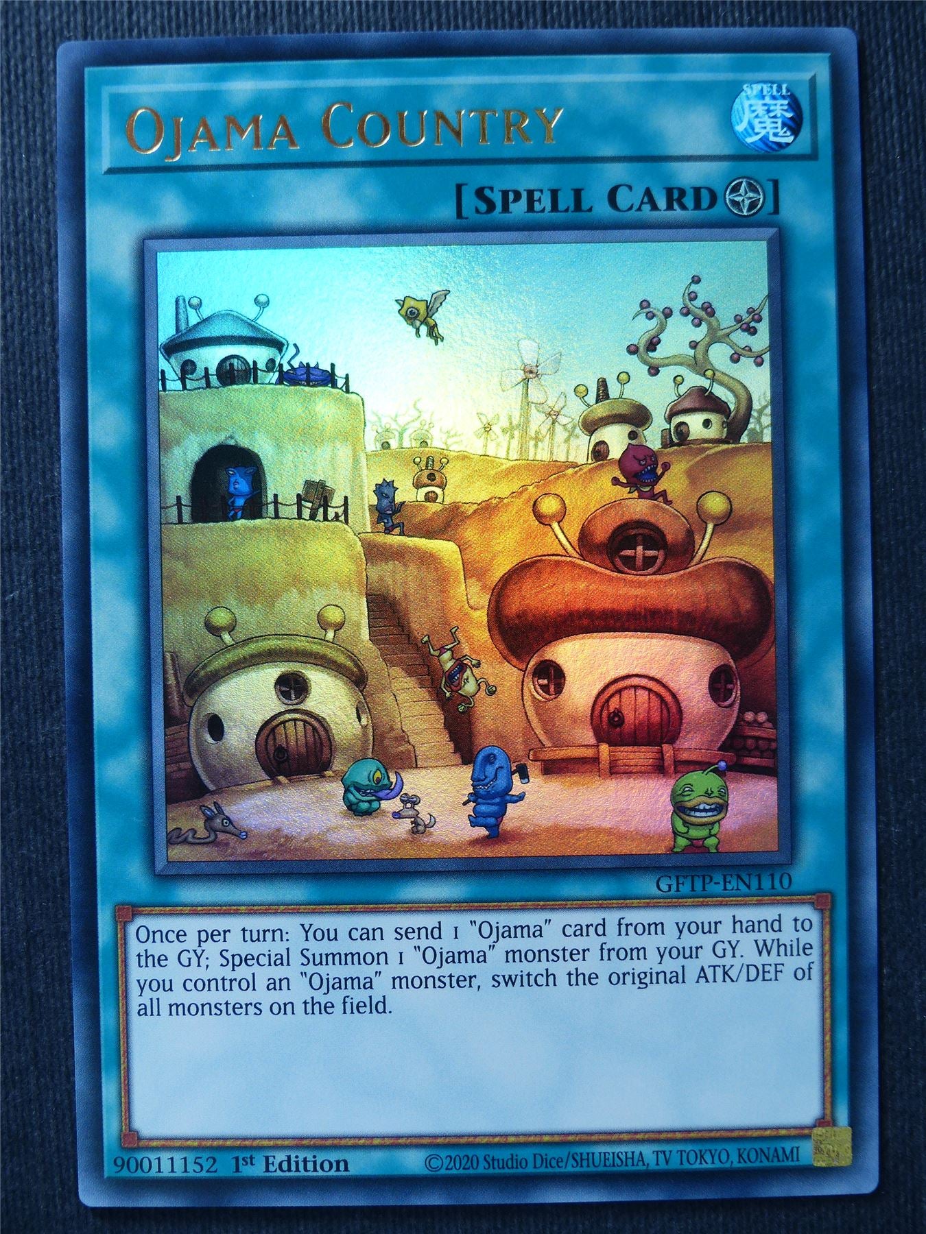 Ojama Country GFTP Ultra Rare - 1st ed - Yugioh Cards #IS  Archeron
