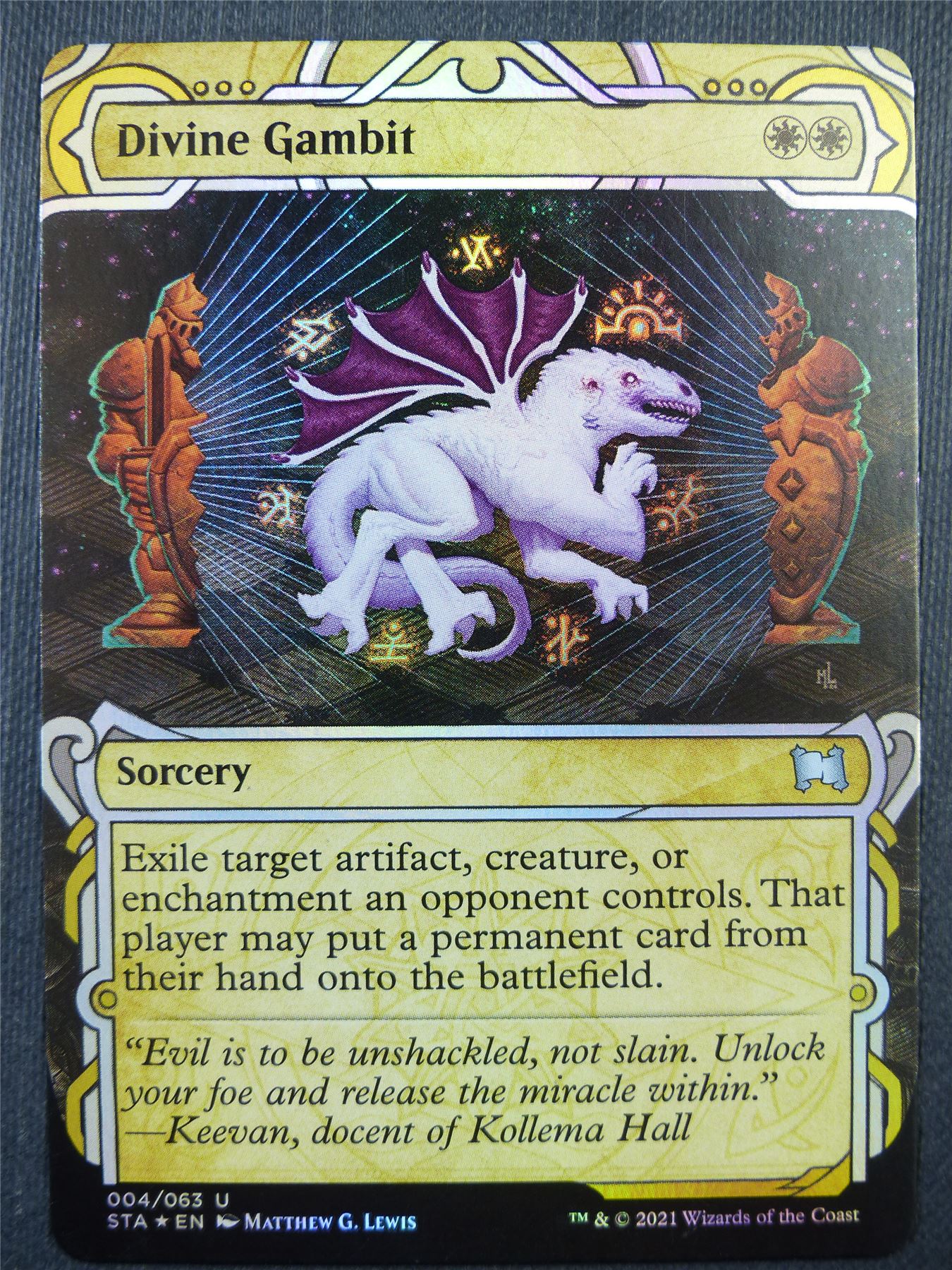 Divine Gambit Foil - Mystical Archives - Mtg Card #6AQ