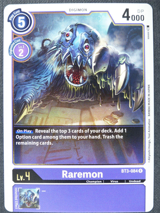 Raremon BT3-084 R - Digimon Cards #11T