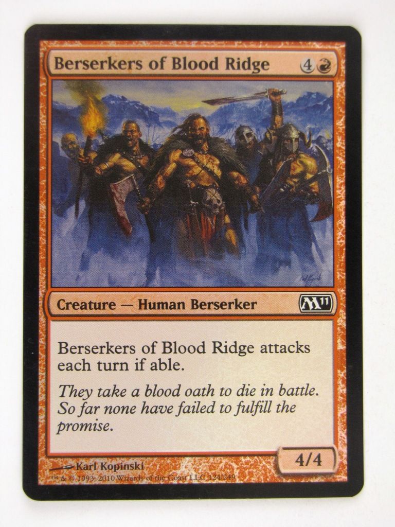 Mtg FOIL - BERSERKERS OF BLOOD RIDGE - played