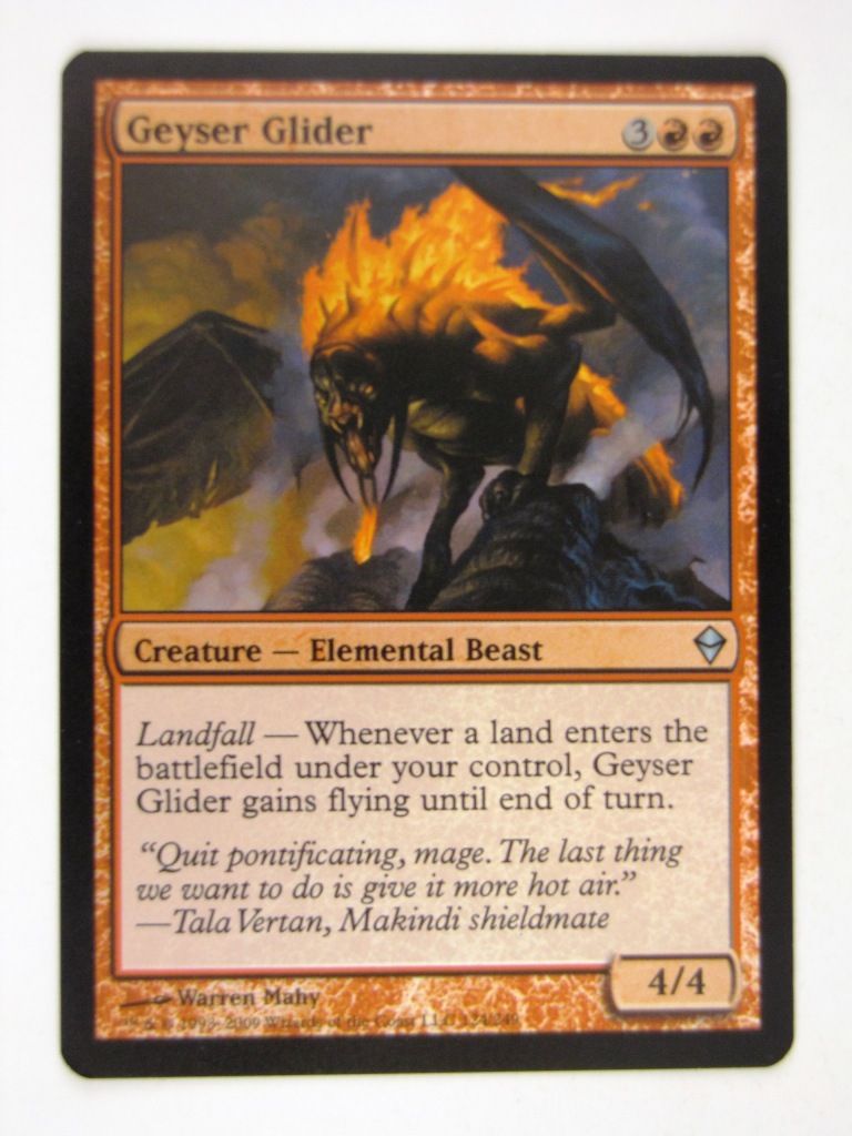 Mtg FOIL - GEYSER GLIDER - played