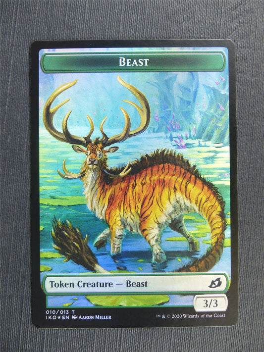 Beast / Human Soldier Token Foil - IKO - Mtg Card