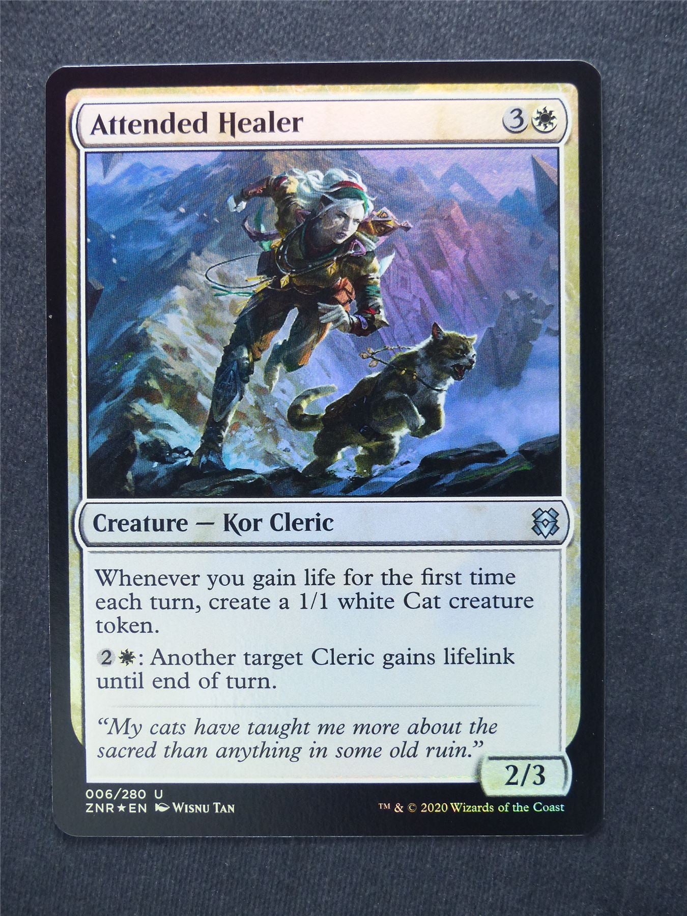 Attended Healer Foil - Mtg Magic Cards #J3