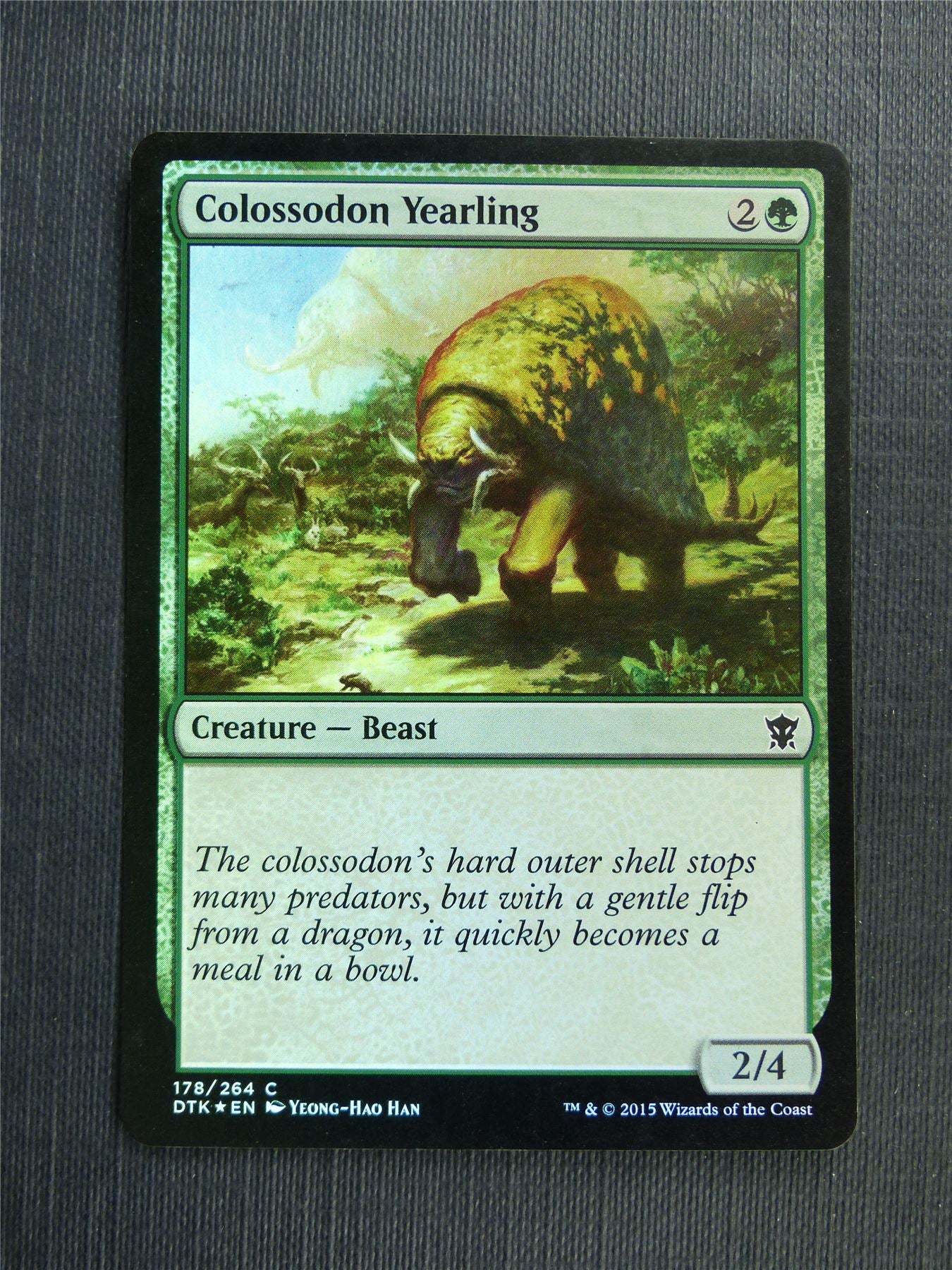 Colossodon Yearling Foil - Mtg Magic Cards #56O