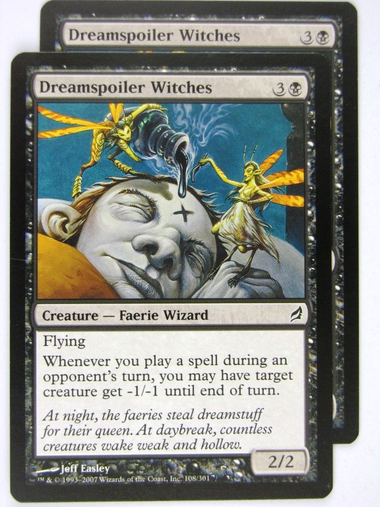 MTG Magic: the Gathering Cards: DREAMSPOILER WITCHES x2: LRW