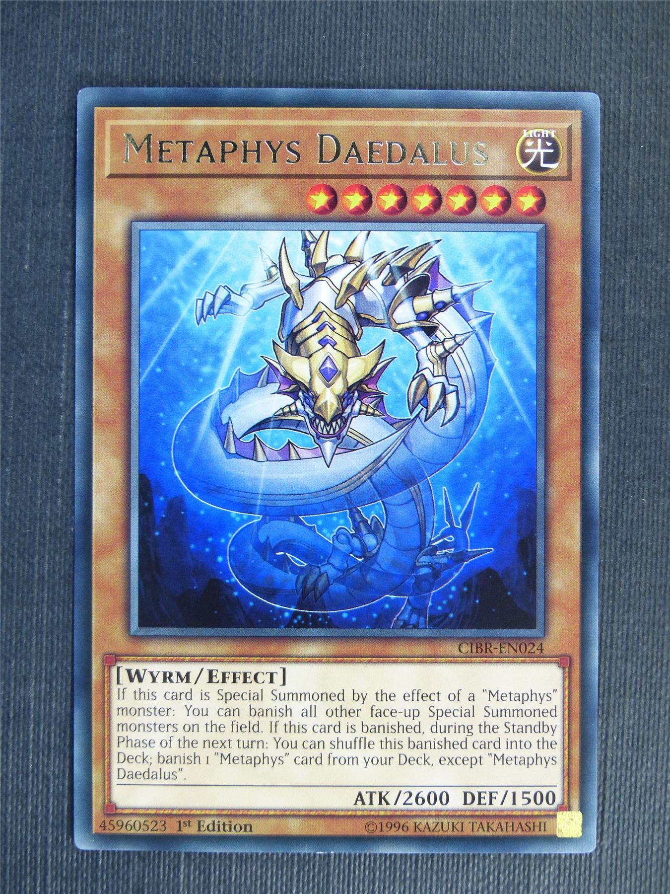 Metaphys Daedalus CIBR Rare - 1st ed - Yugioh Cards #15I Archeron Metaphys Daedalus CIBR Rare - 1st ed - Yugioh Cards #15I Archeron