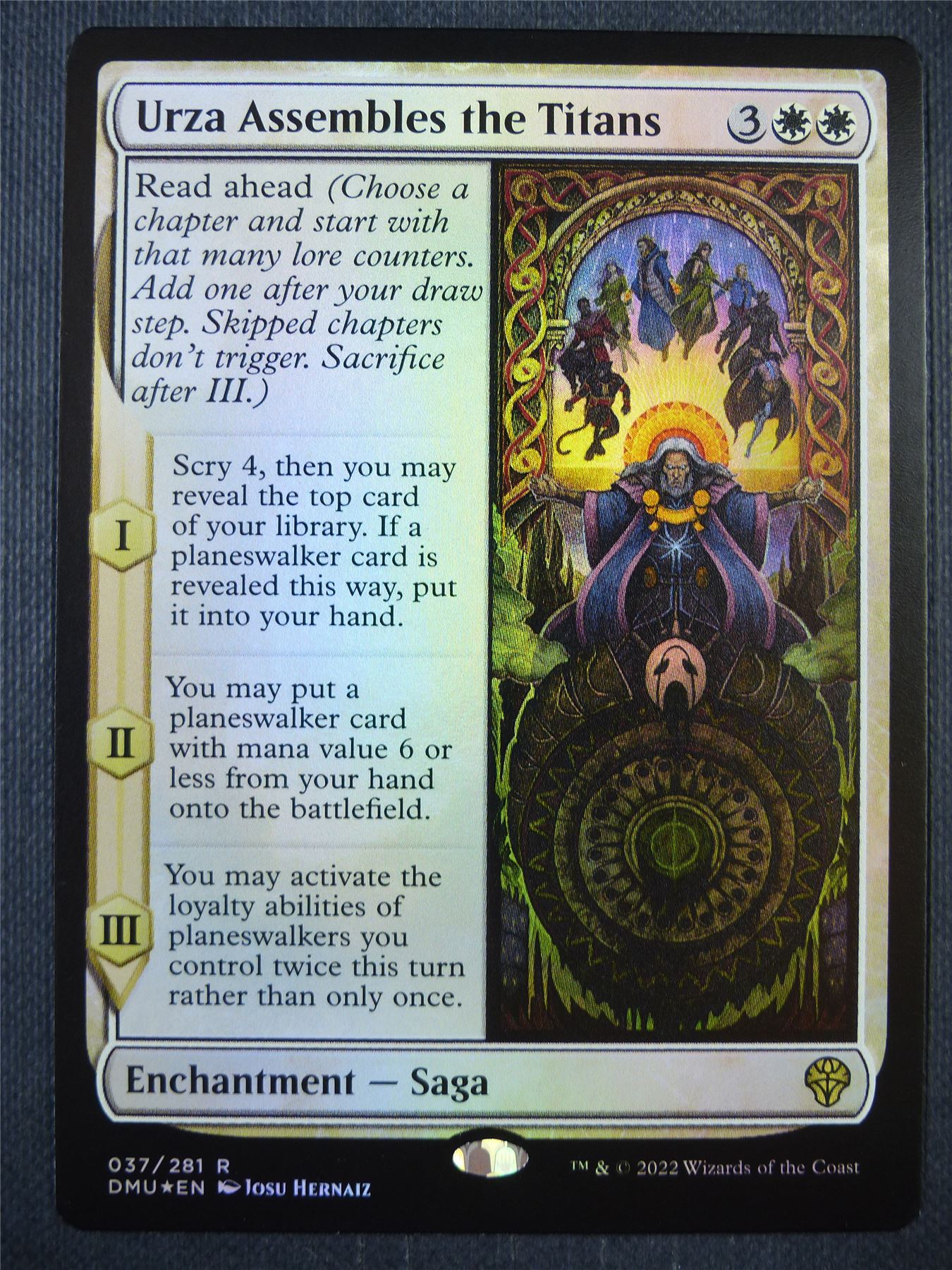 Urza Assembles the Titans Foil - Mtg Card #8R4