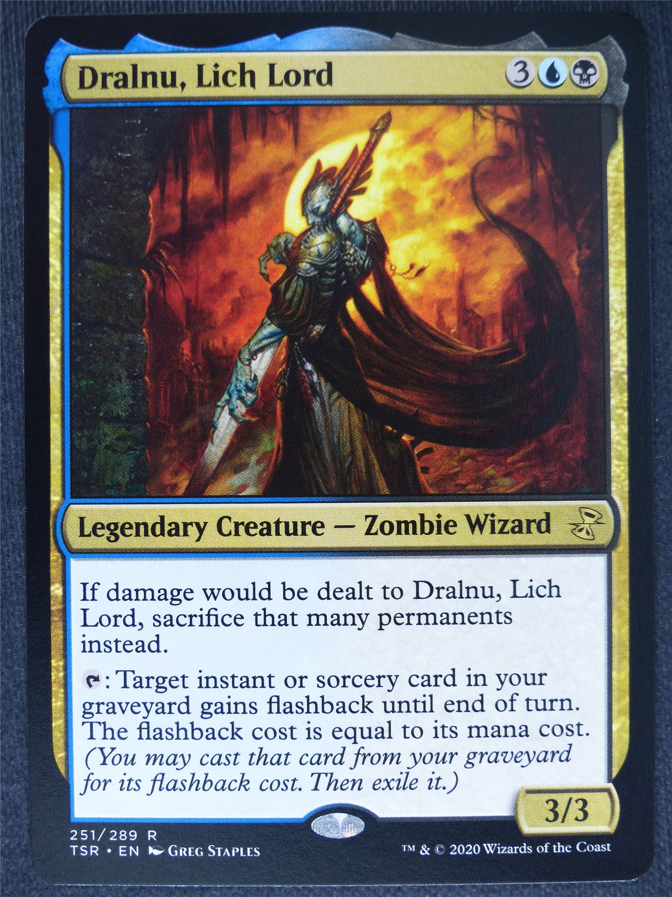Dralnu Lich Lord - Remastered - Mtg Magic Cards #JW