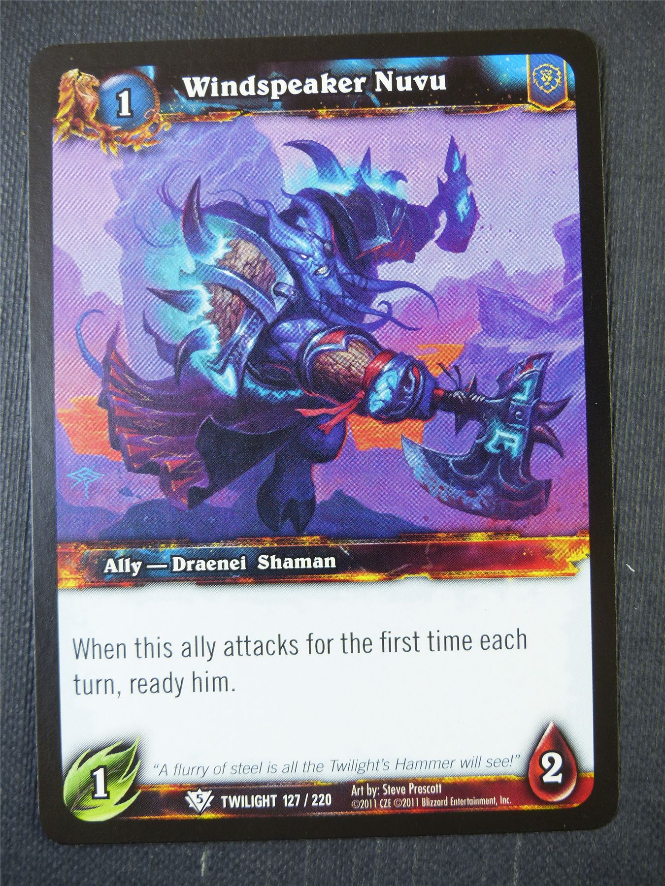 Windspeaker Nuvu 127/220 - WoW Card #16U
