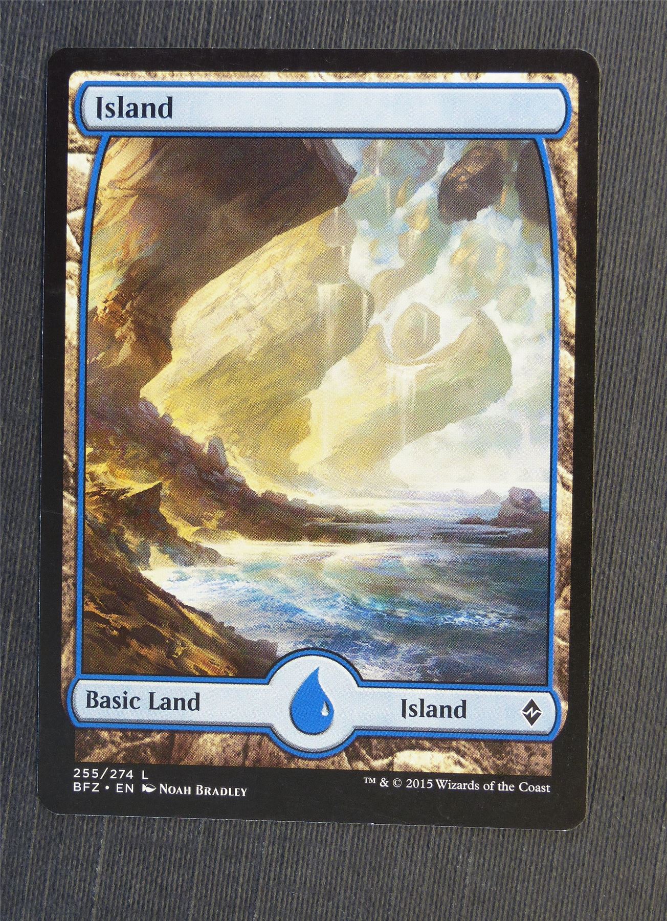 Island Full Art 255/274 - Mtg Magic Cards #5DS