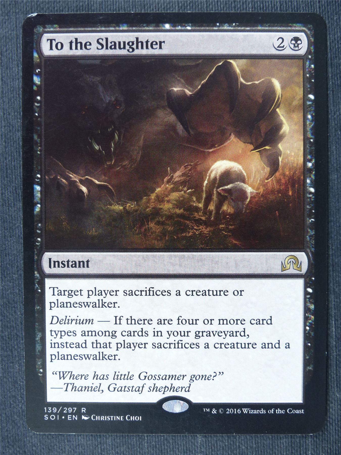 To The Slaughter - Mtg Magic Cards #3ZJ