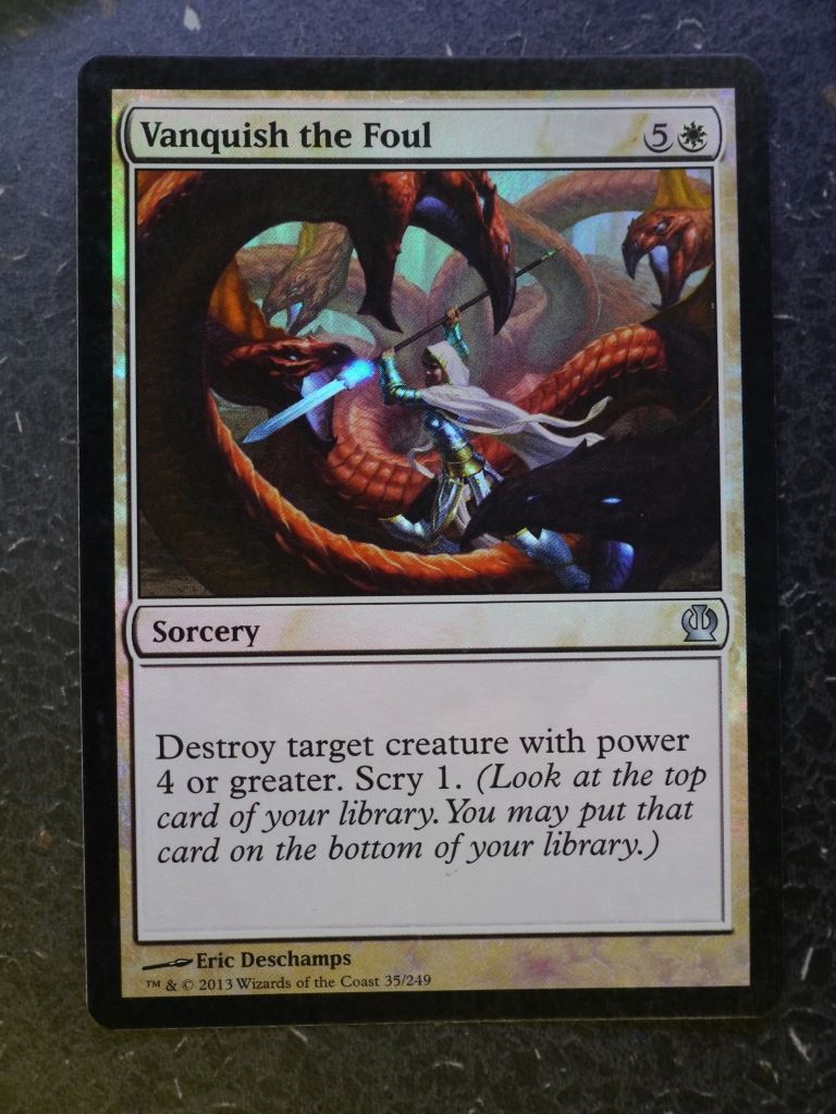 MTG Magic Cards: VANQUISH THE FOUL FOIL # 4I6