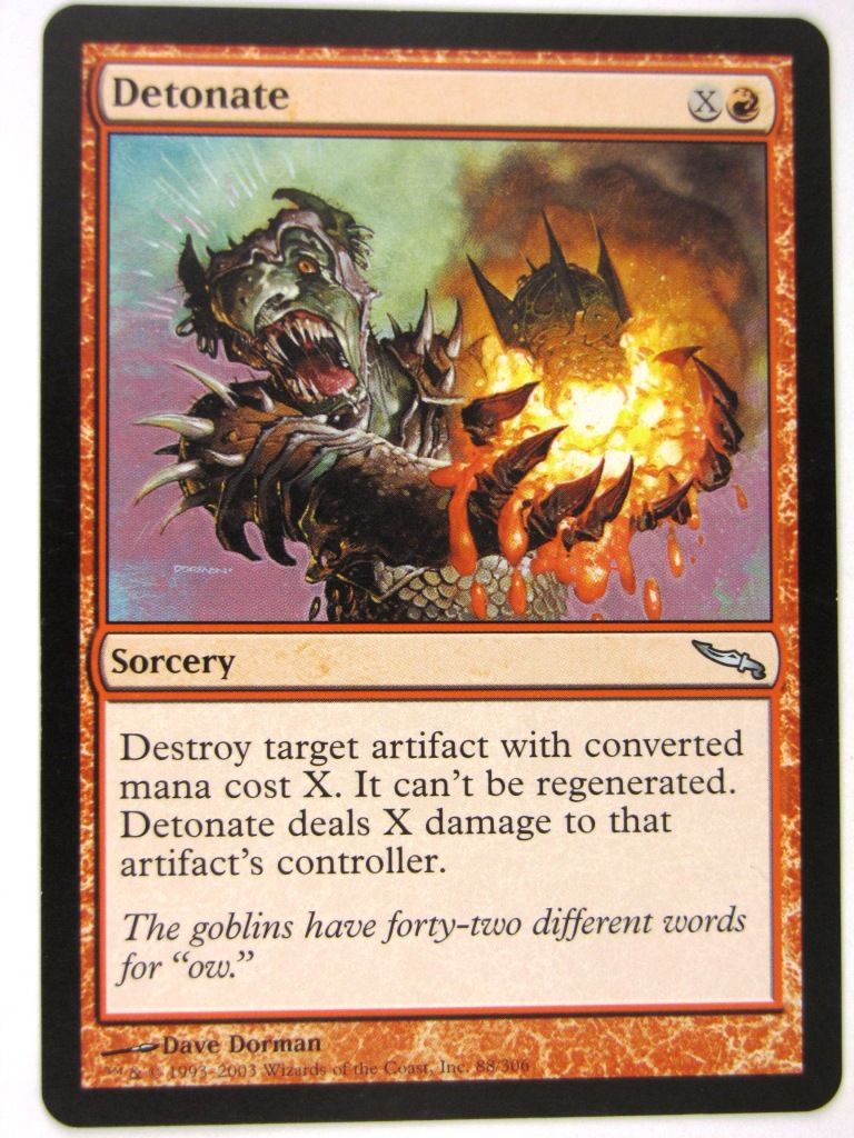 MTG Magic: the Gathering Cards: DETONATE: MRD