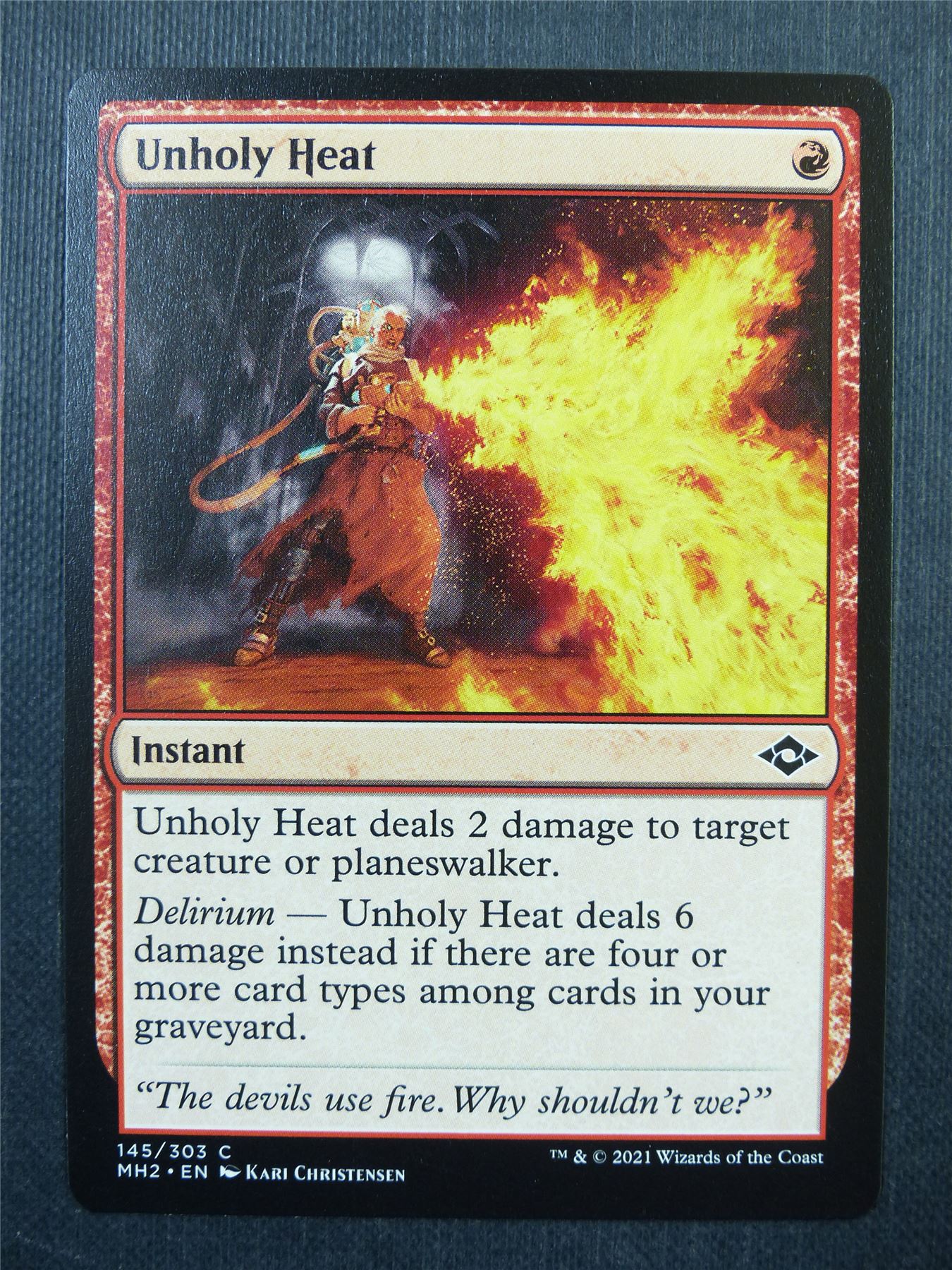 Unholy Heat - Mtg Card #3VN