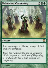 Mtg: Rebuking Ceremony : Darksteel