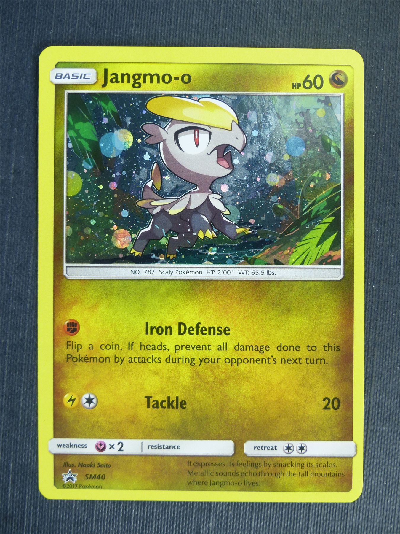 Jangmo-o SM40 Promo Holo - Pokemon Cards #2FP Archeron Jangmo-o SM40 Promo Holo - Pokemon Cards #2FP Archeron