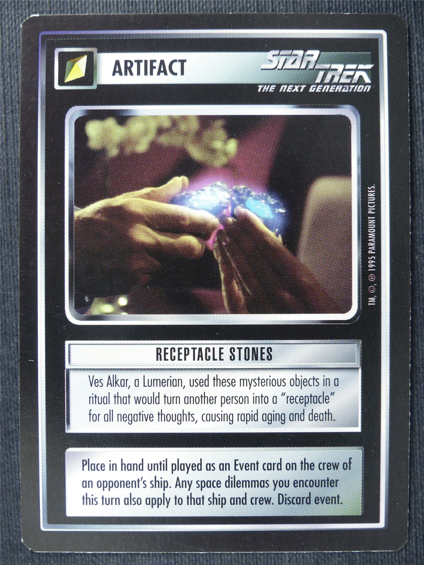 Receptacle Stones - NG - Star Trek Cards #16U