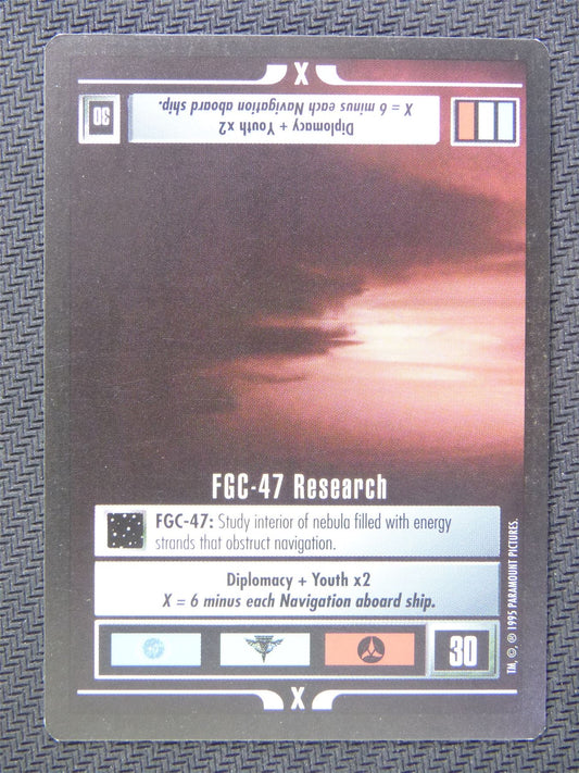 FGC 47 Research - Star Trek Card  #5CD