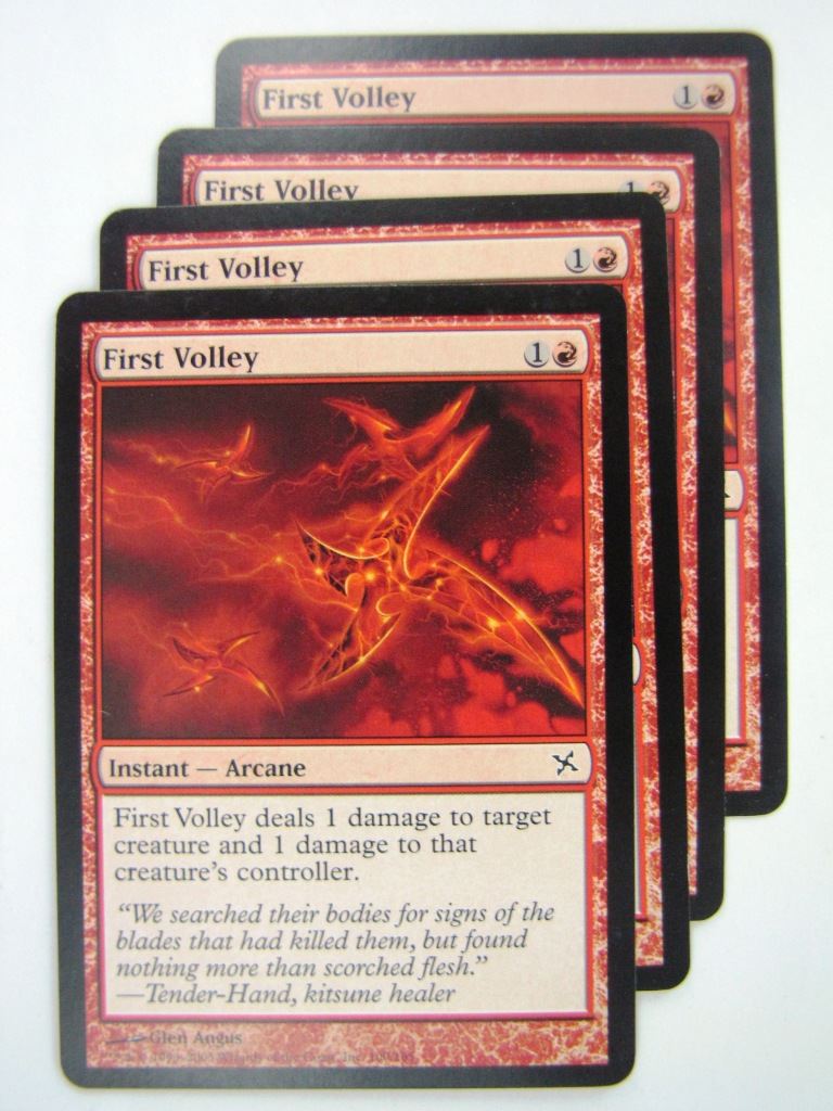 MTG Magic Cards: FIRST VOLLEY x4 # 8E44