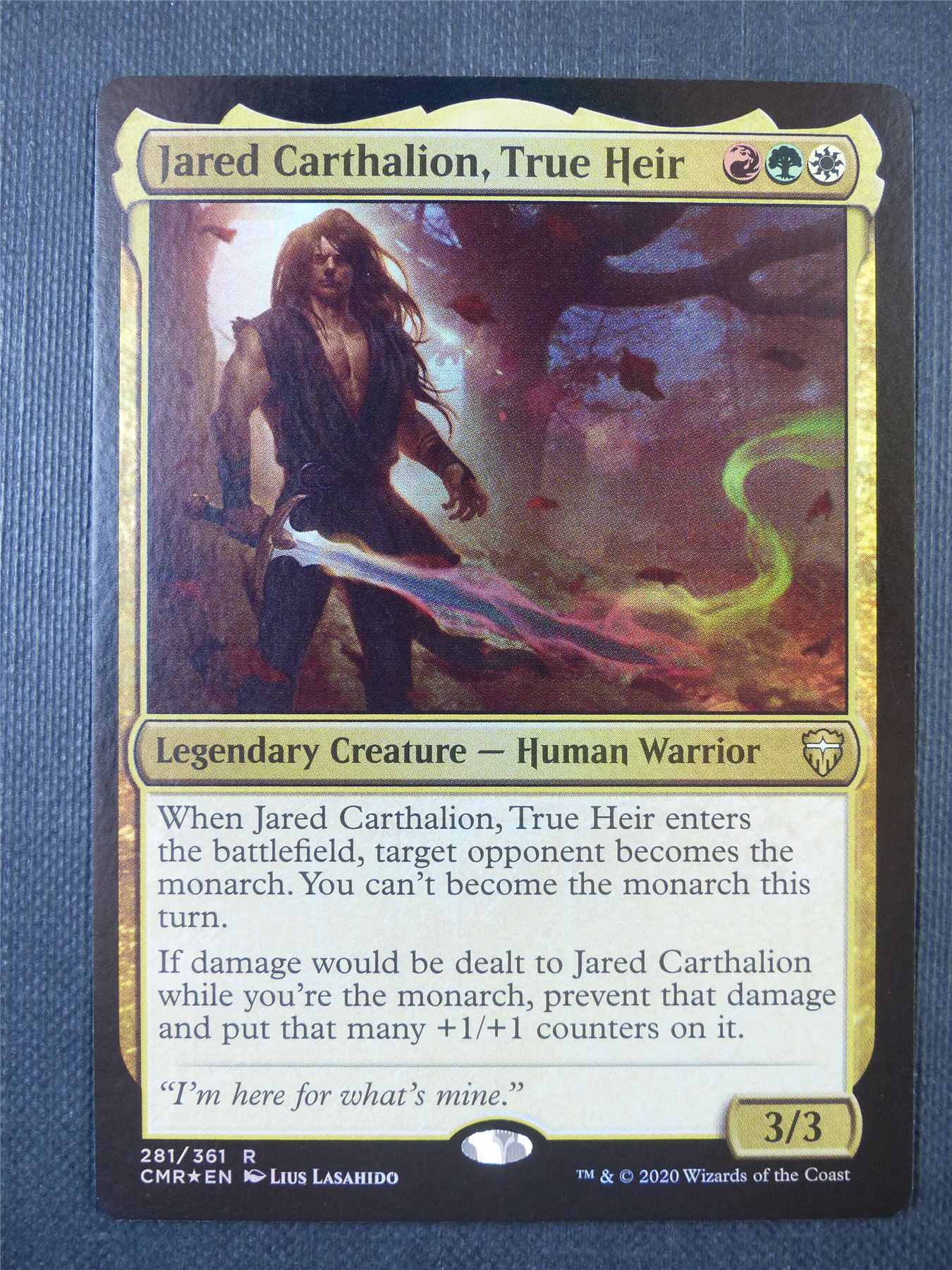 jared Carthalion True Heir Foil - Mtg Card #8UE