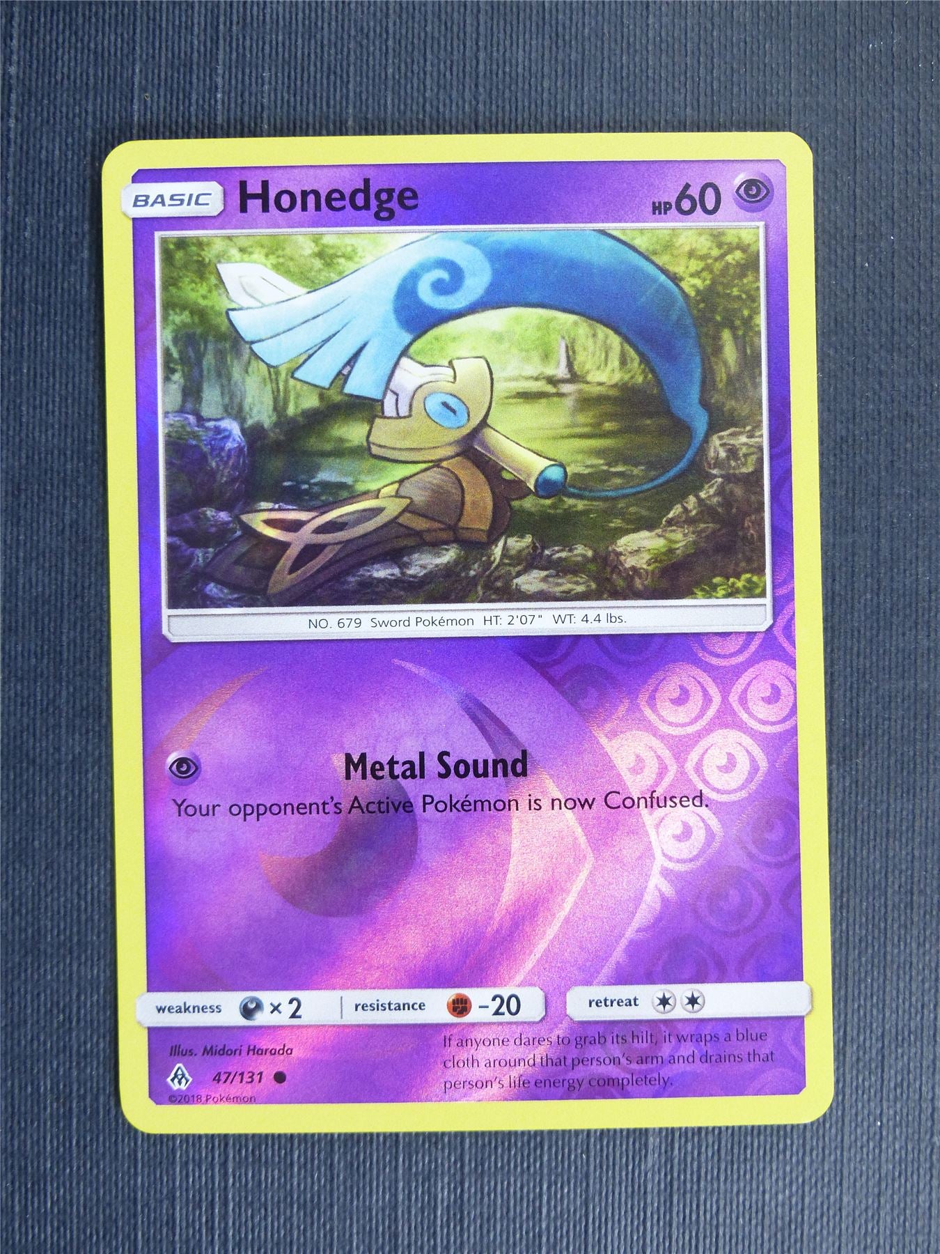 honedge pokemon card Honedge 47/131 Reverse Holo