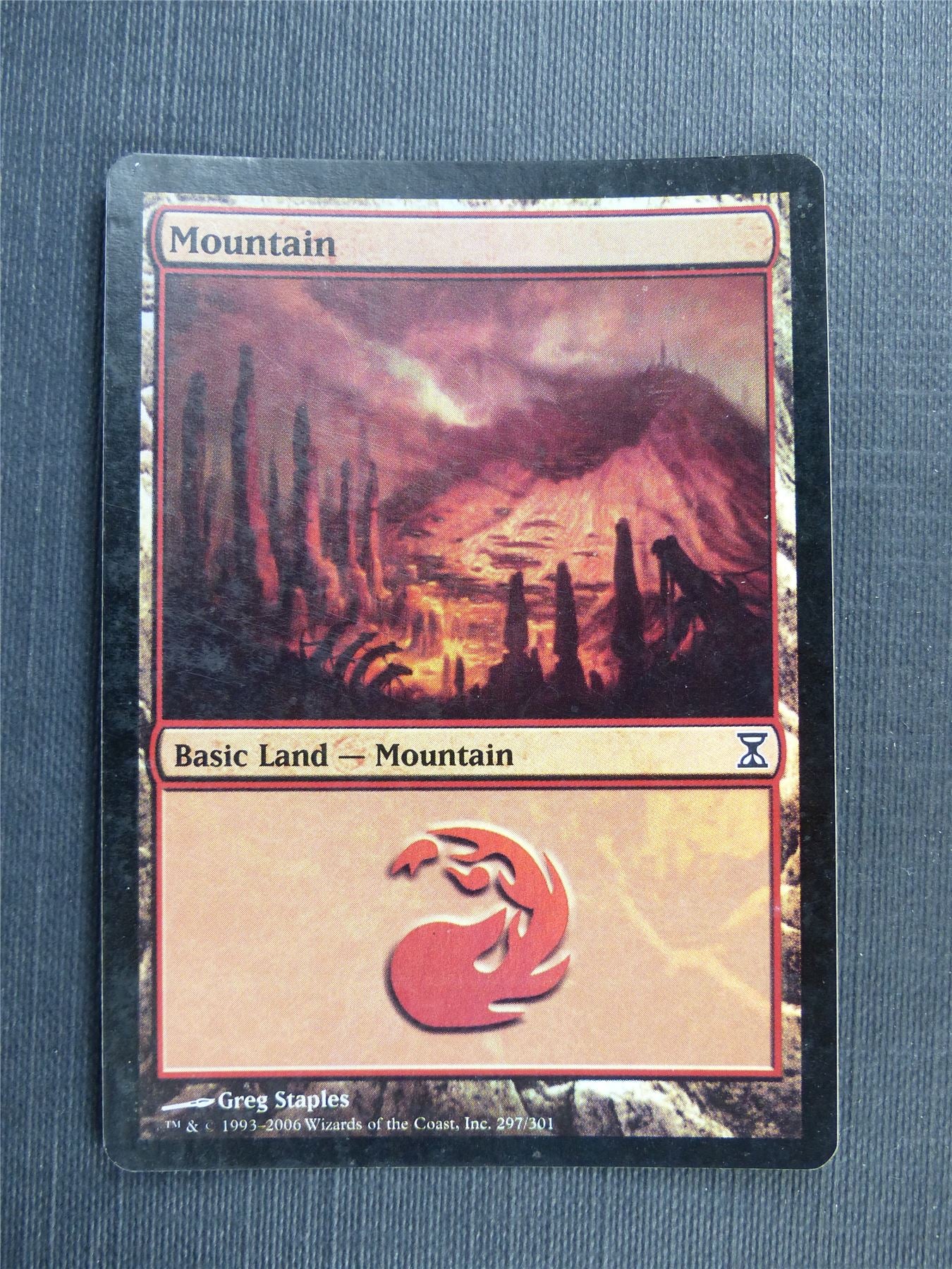 Mountain 297/301 Foil - Mtg Magic Cards #52V