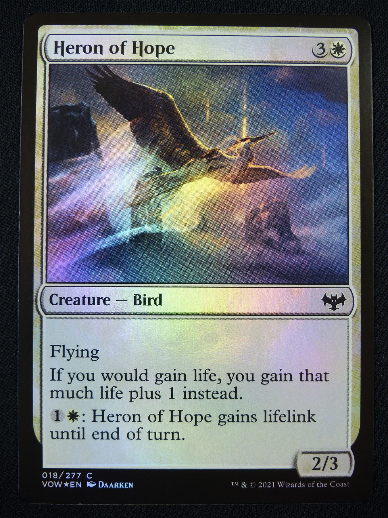 Heron of Hope Foil - Mtg Card #1MB