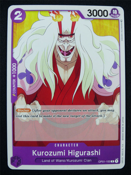Kurozumi Higurashi OP01-100 C - One Piece Card #2XU