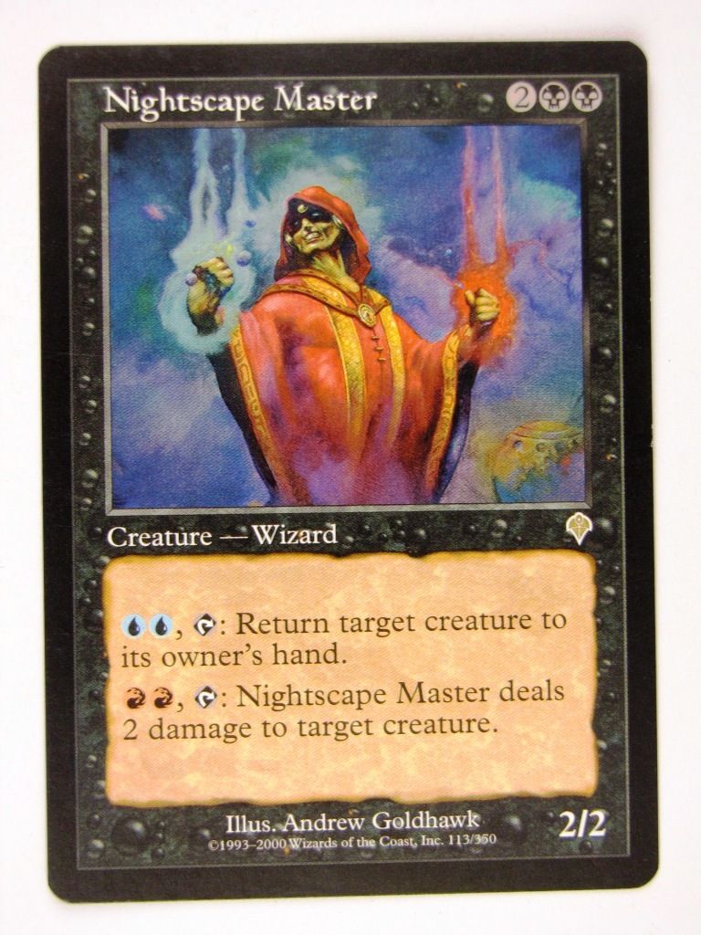 Mtg - NIGHTSHADE MASTER - Played Rare