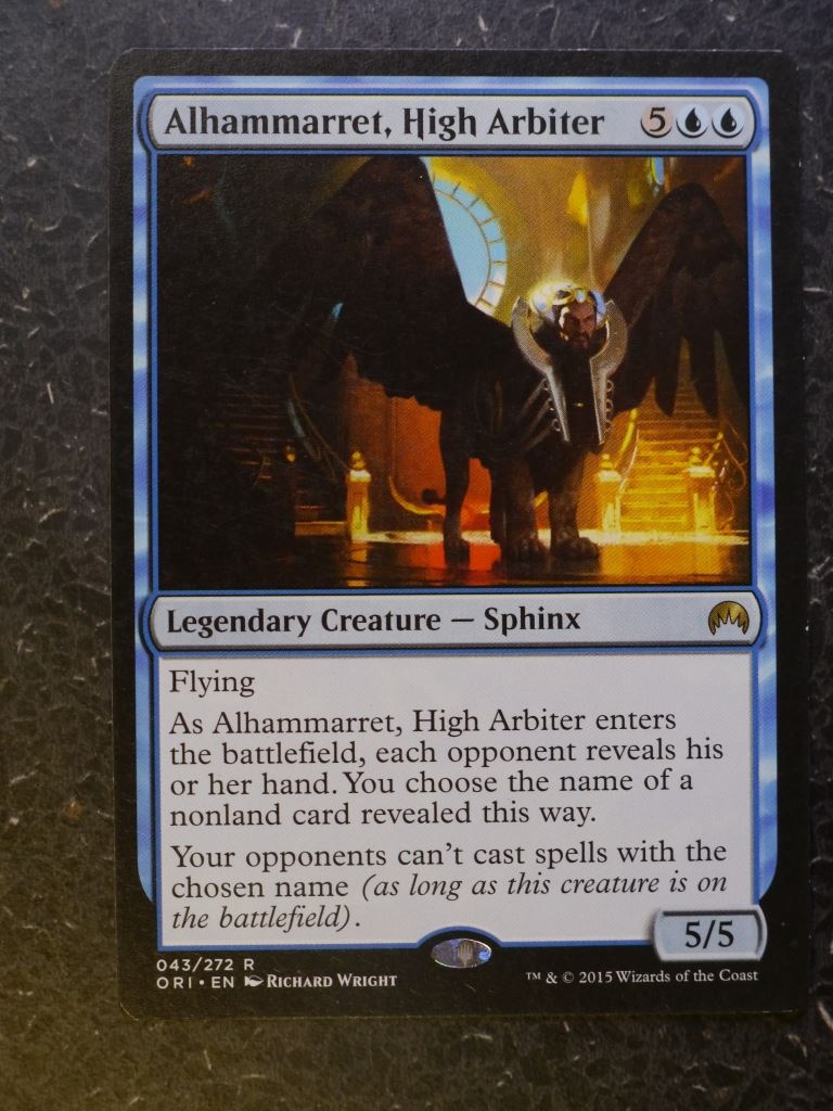 MTG Magic Card: ALHAMMARRET, HIGH ARBITER # 6D10