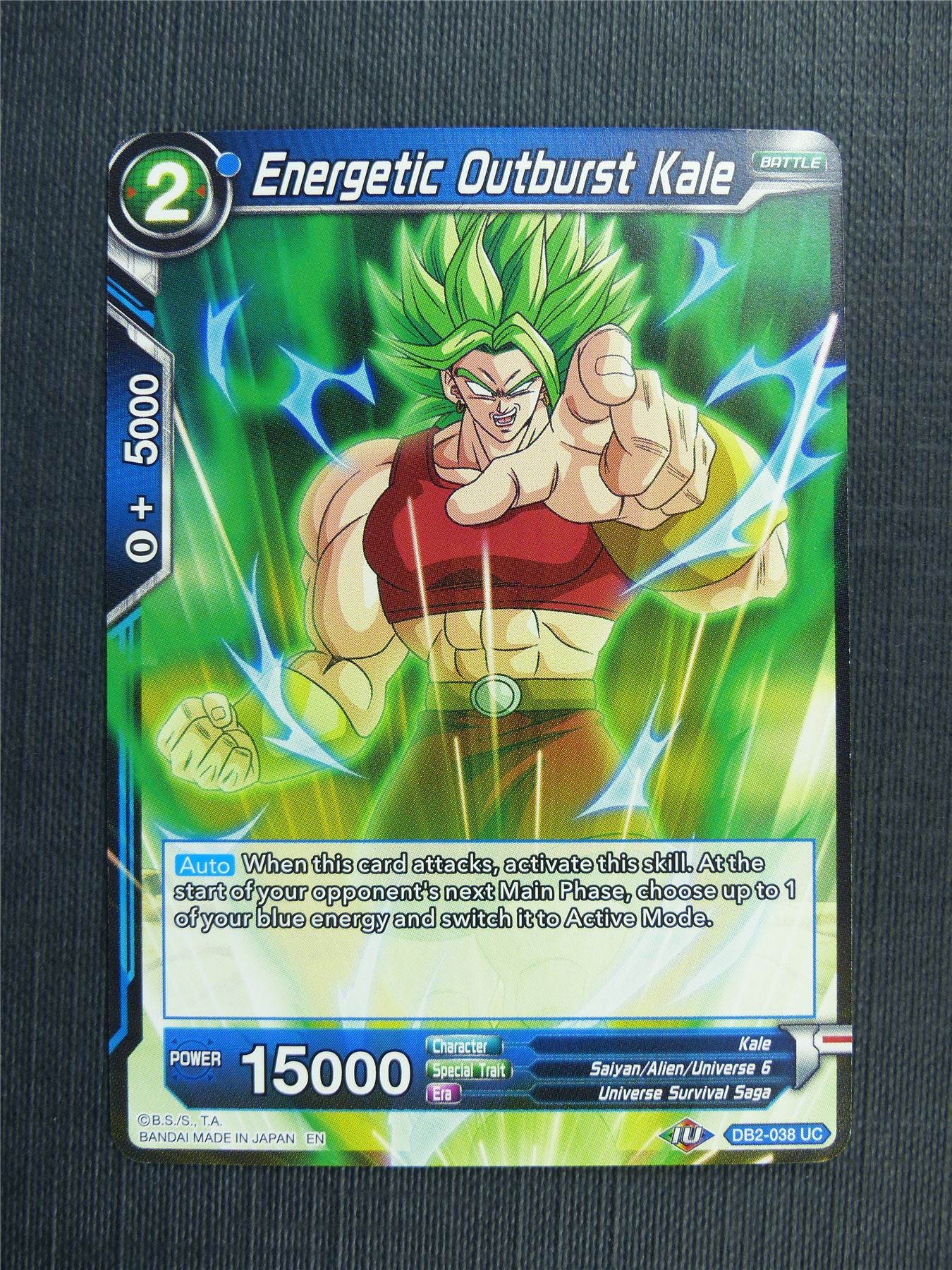 Energetic Outburst Kale - DB2 Dragon Ball Super Card