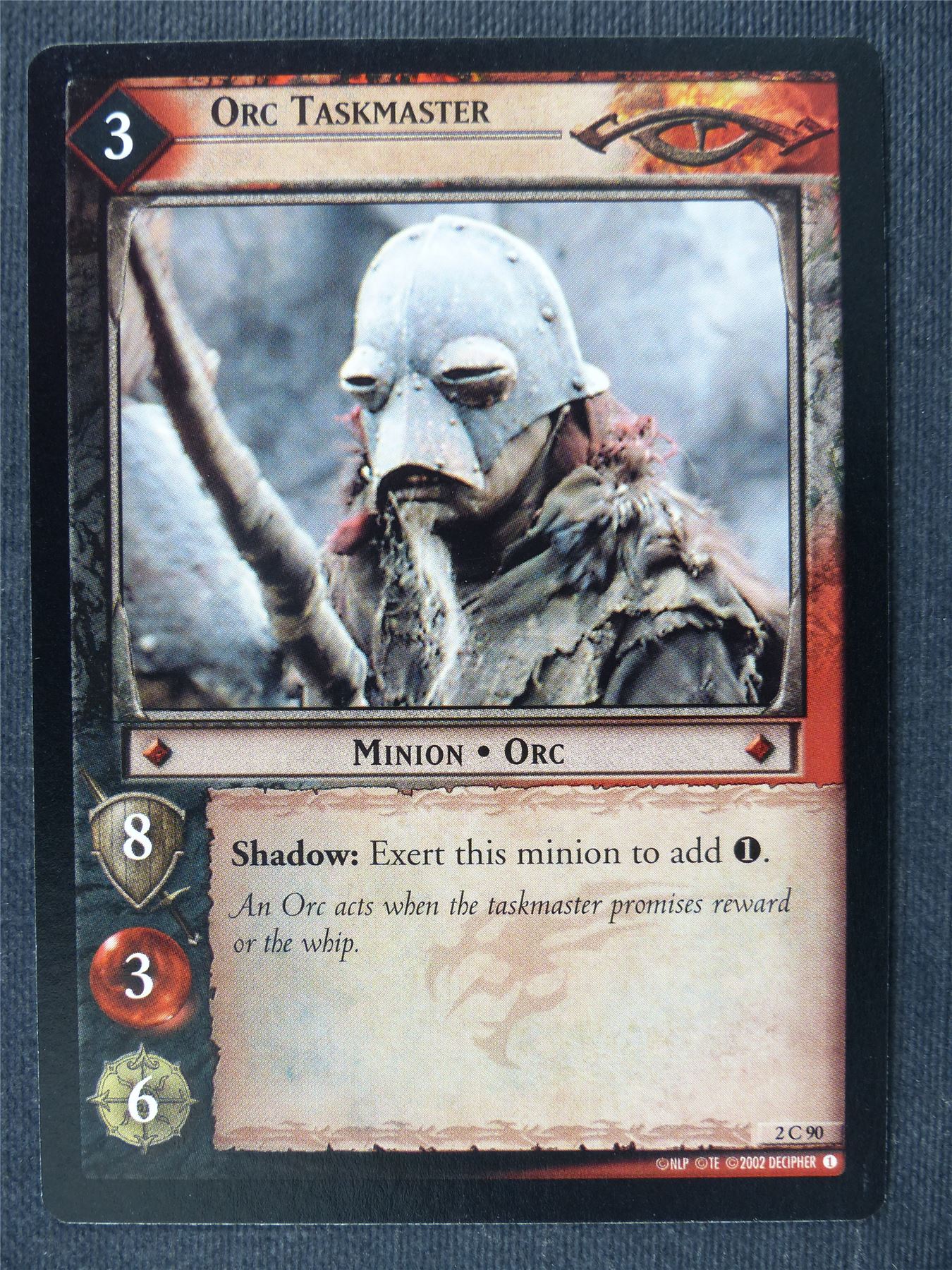 Orc Taskmaster 2 C 90 - LotrR Cards #3E0