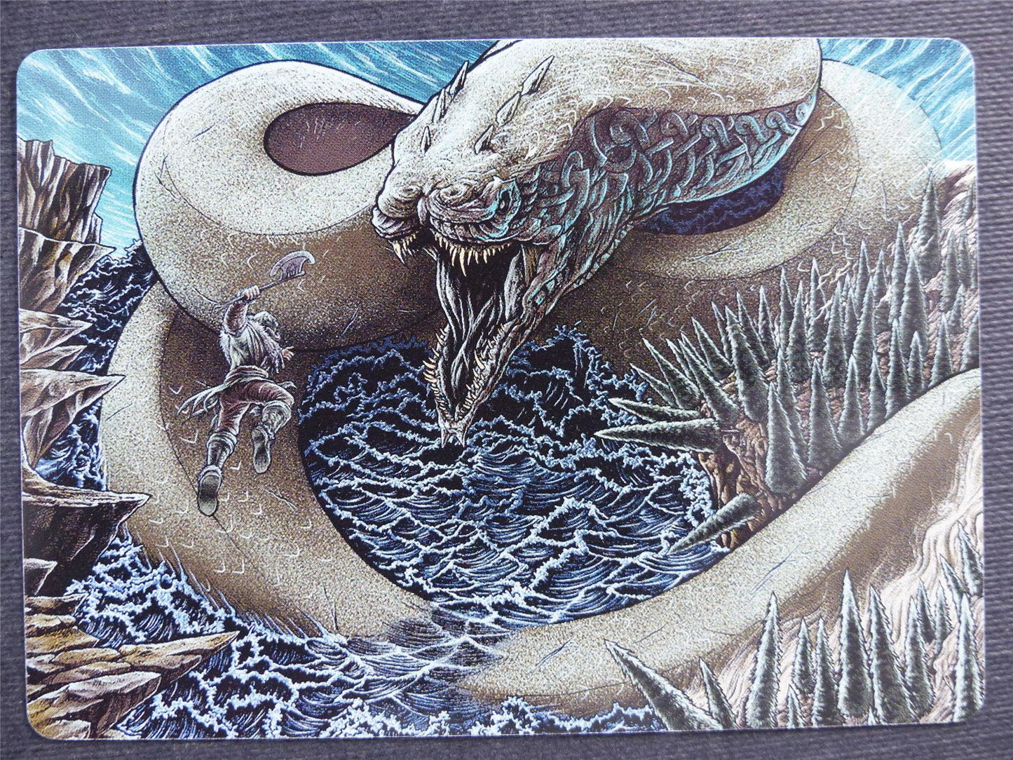 Koma Cosmos Serpent 80/81 Art - Mtg Magic Cards #5L