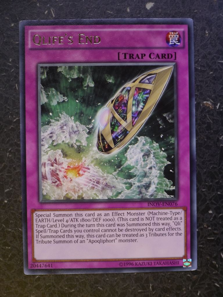 Yugioh Cards: QLIFE'S END INOV RARE # 9C84