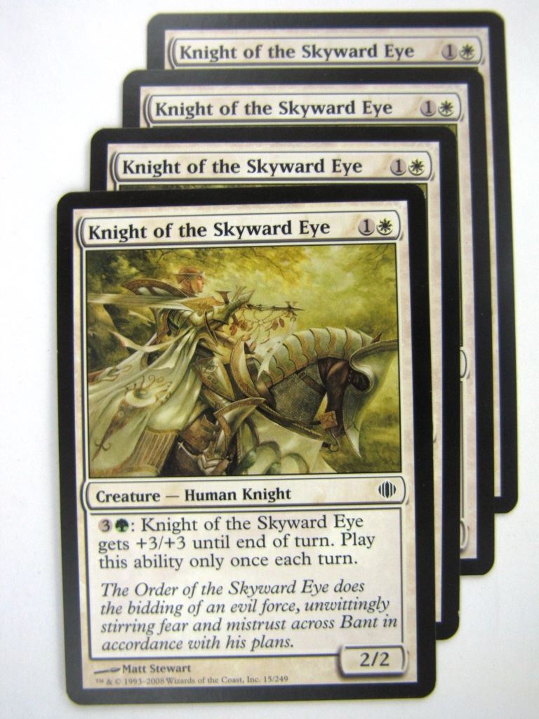 MTG Magic Cards: KNIGHT OF THE SKYWARD EYE x4 # 8E53