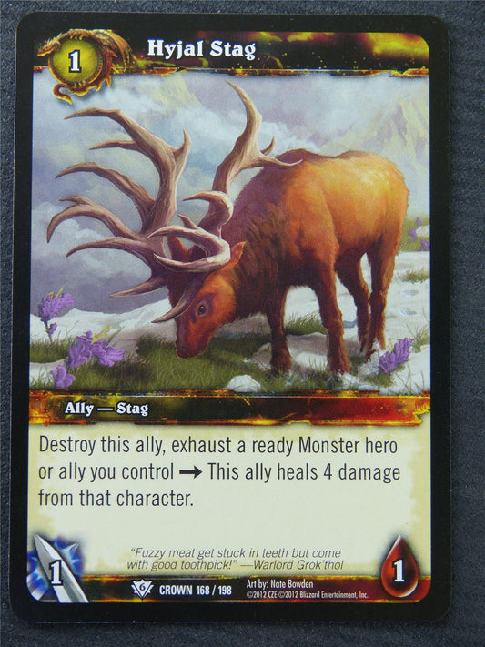 Hyjal Stag - Common - World Of Warcraft #1JD