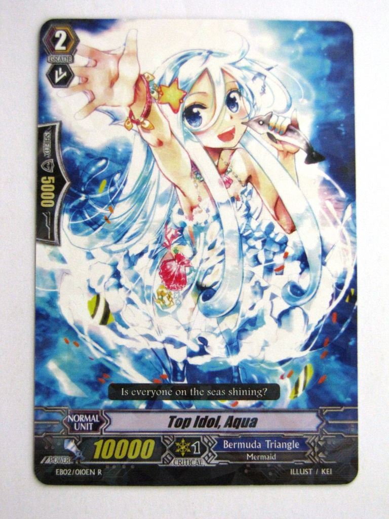 Vanguard Played Cards: TOP IDOL, AQUA EB02 R # 24I93
