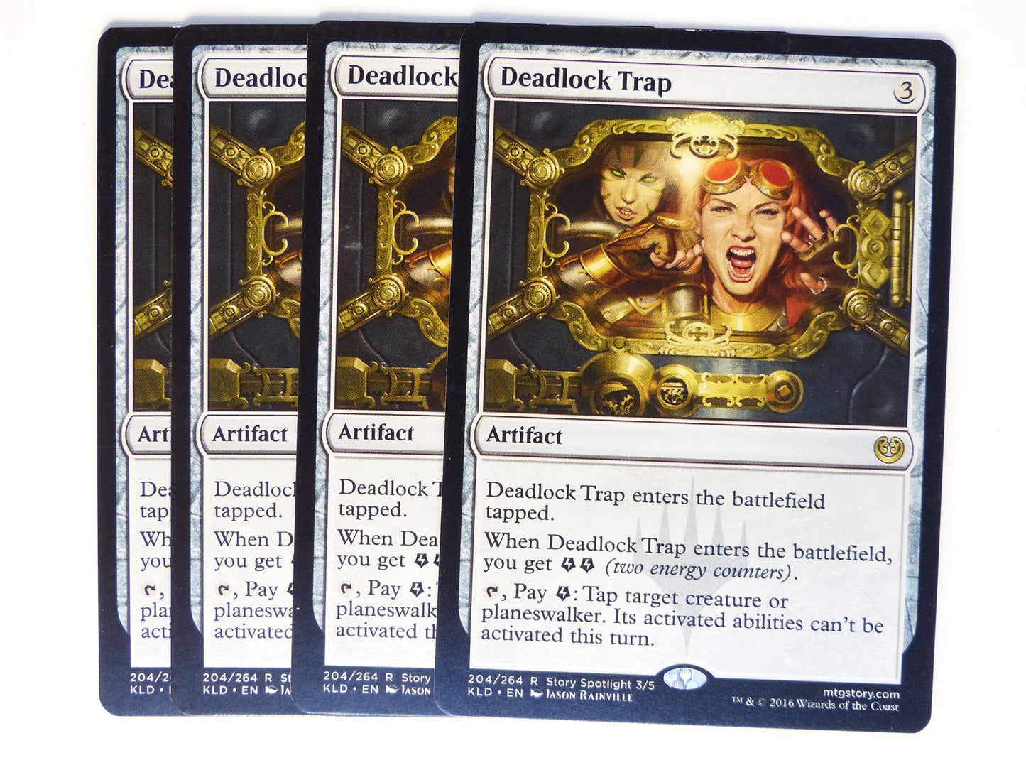 4 x Deadlock Trap - Mtg Card # H71