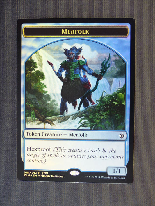 Merfolk Treasure Token Promo Foil - Mtg Magic Cards #4SX