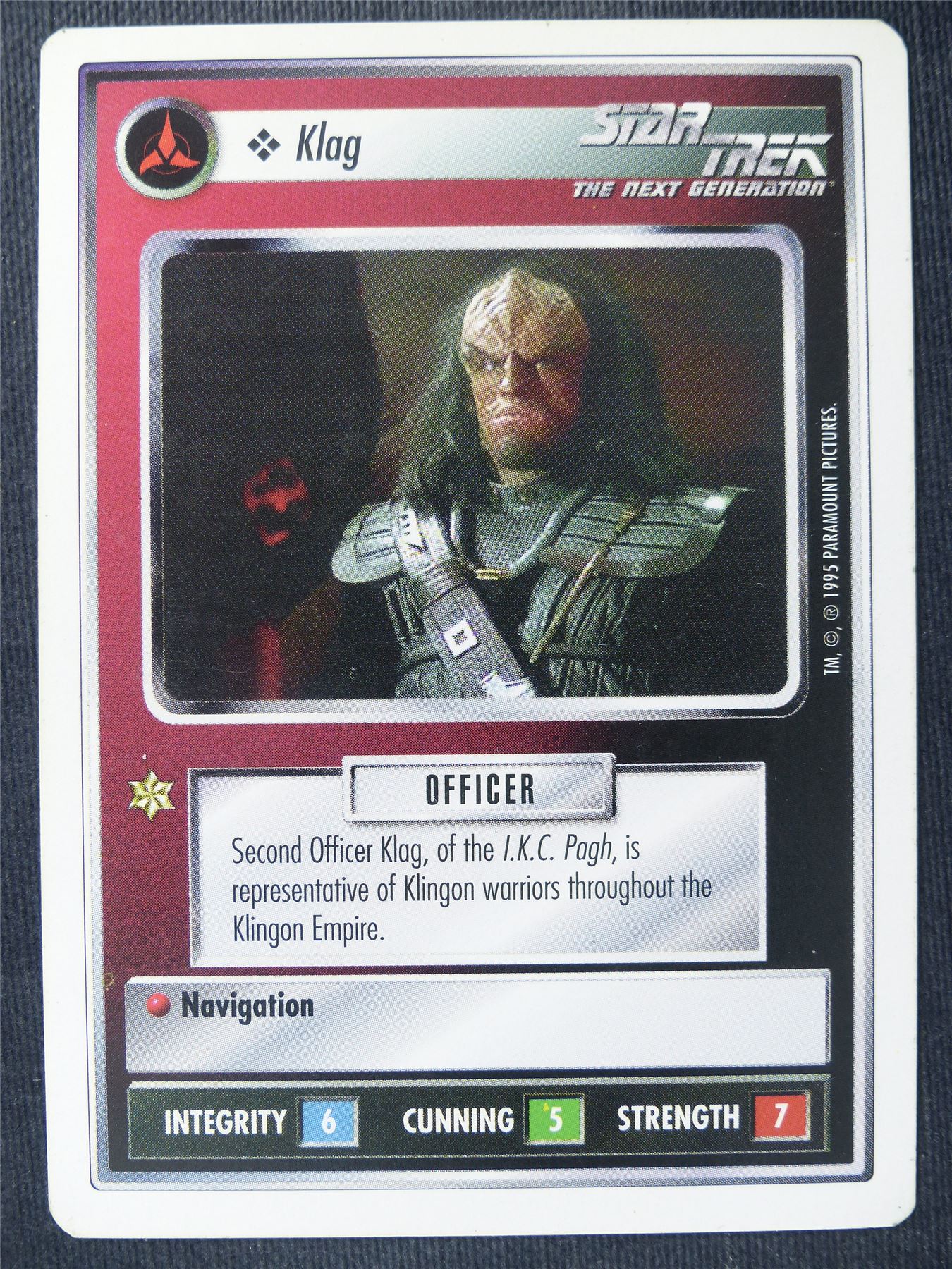 Klag - NG - Star Trek Cards #12U