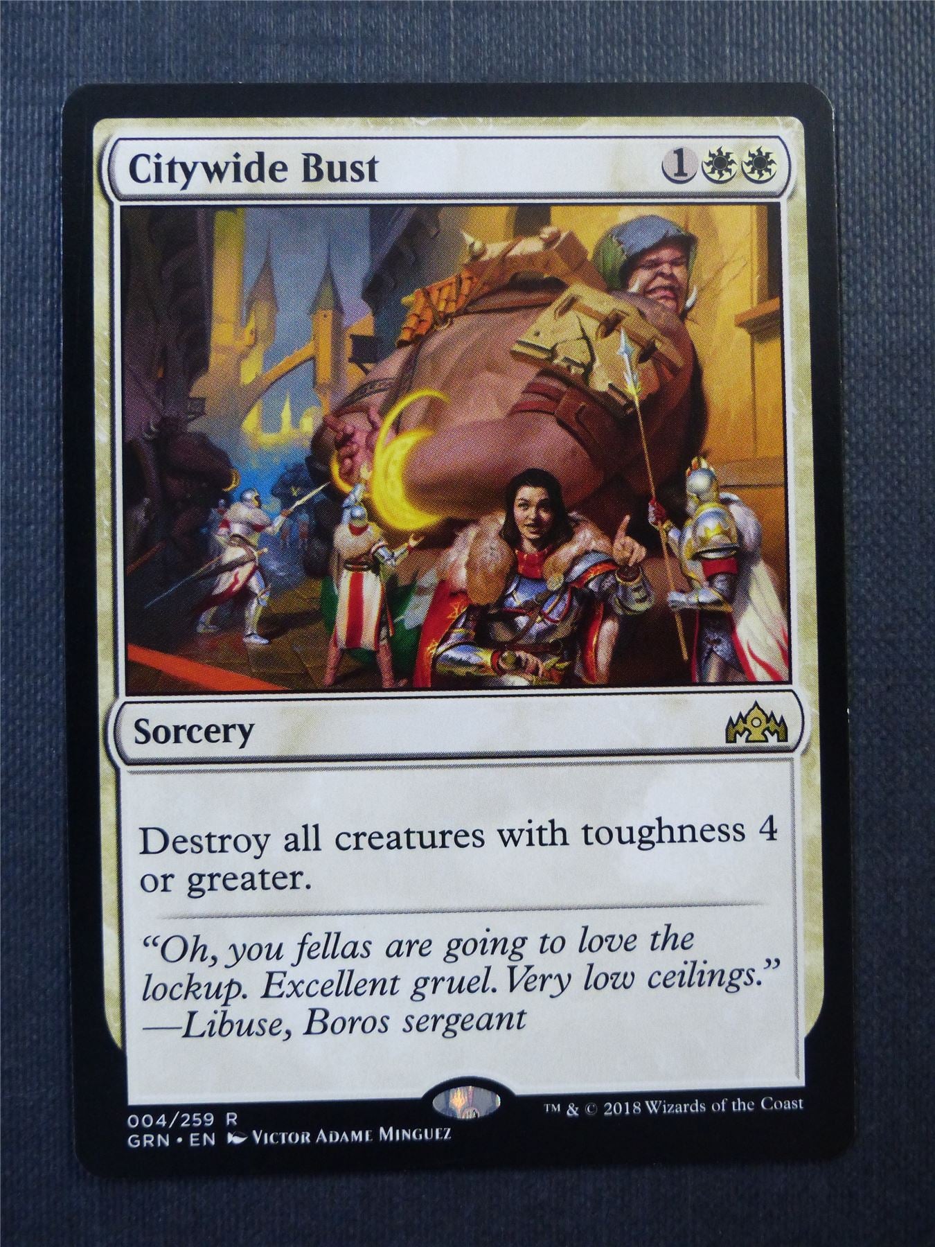 Citywide Bust - Mtg Magic Cards #18I