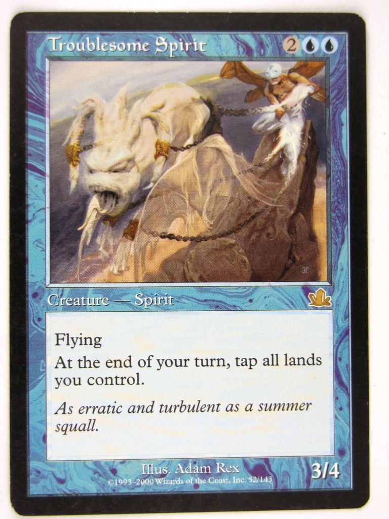 MTG Magic: The Gathering Cards: TROUBLESOME SPIRIT - Played Rare