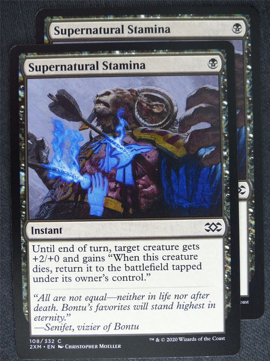 Supernatural Stamina x2 - Double Masters - Mtg Magic Cards #76