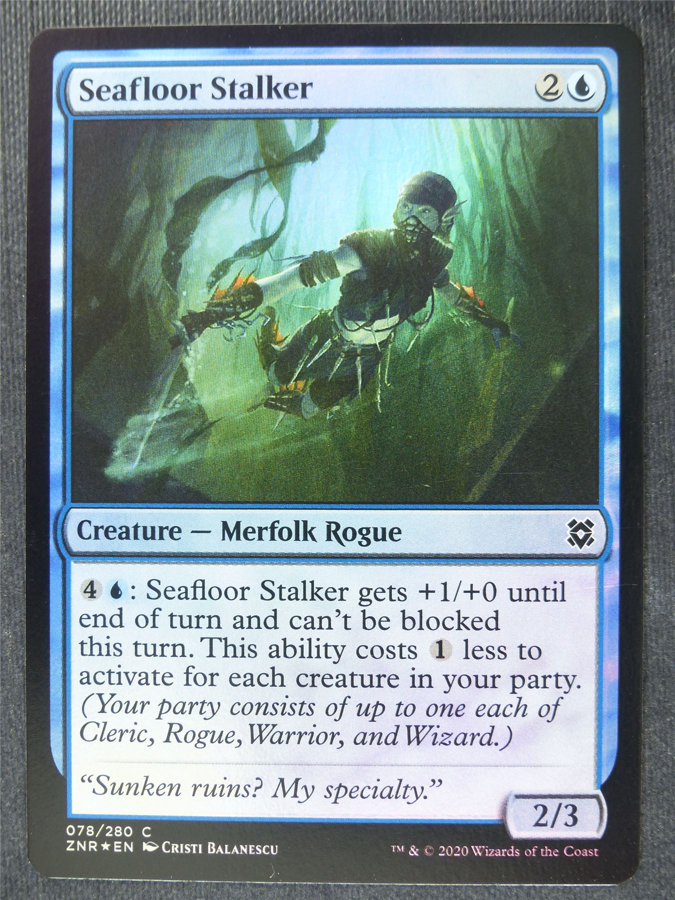 Seafloor Stalker Foil - Mtg Magic Cards #1UB