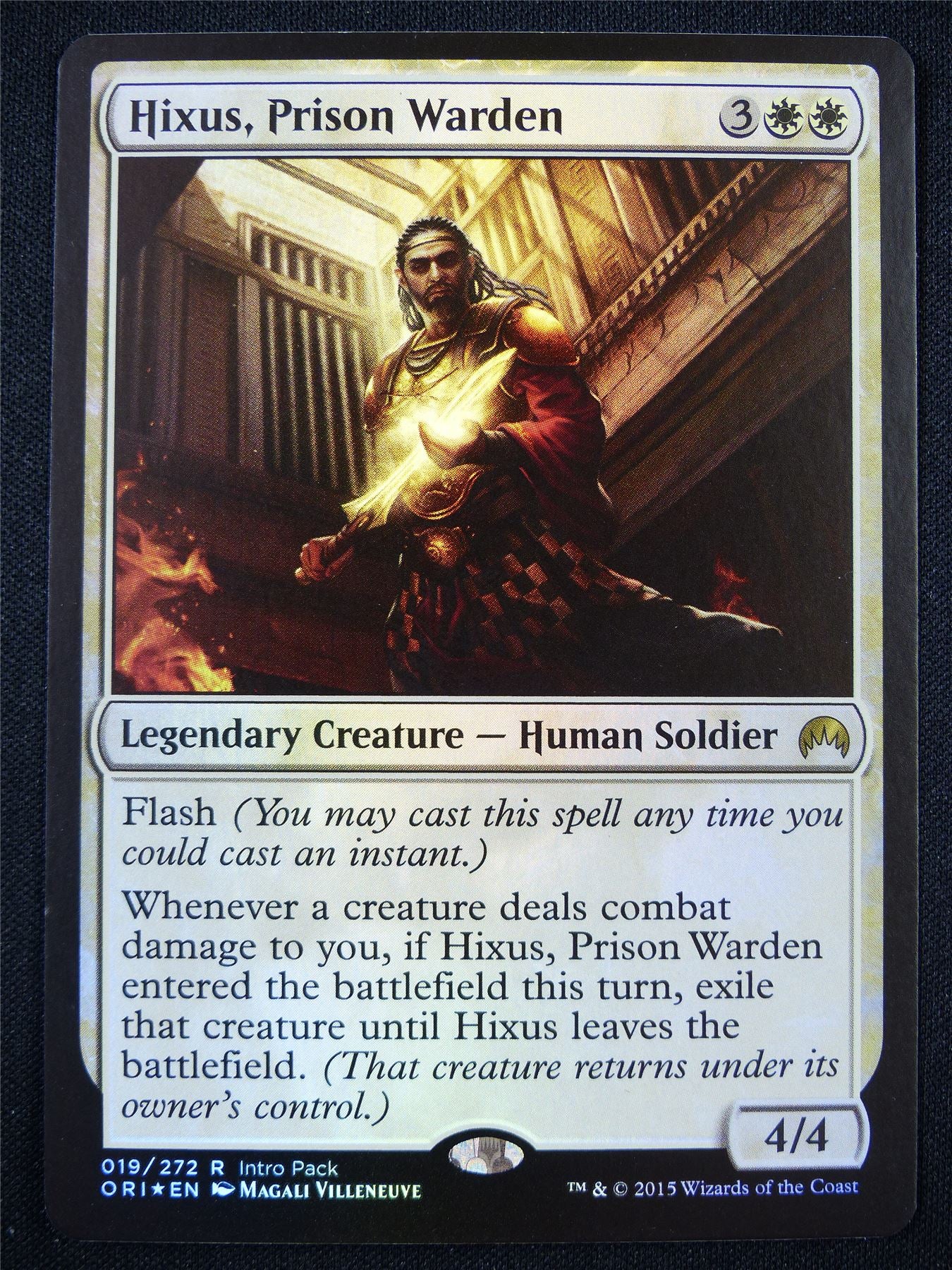 Hixus Prison Warden Foil