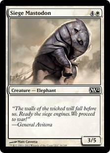 Mtg : 4x M12 Siege Mastodon