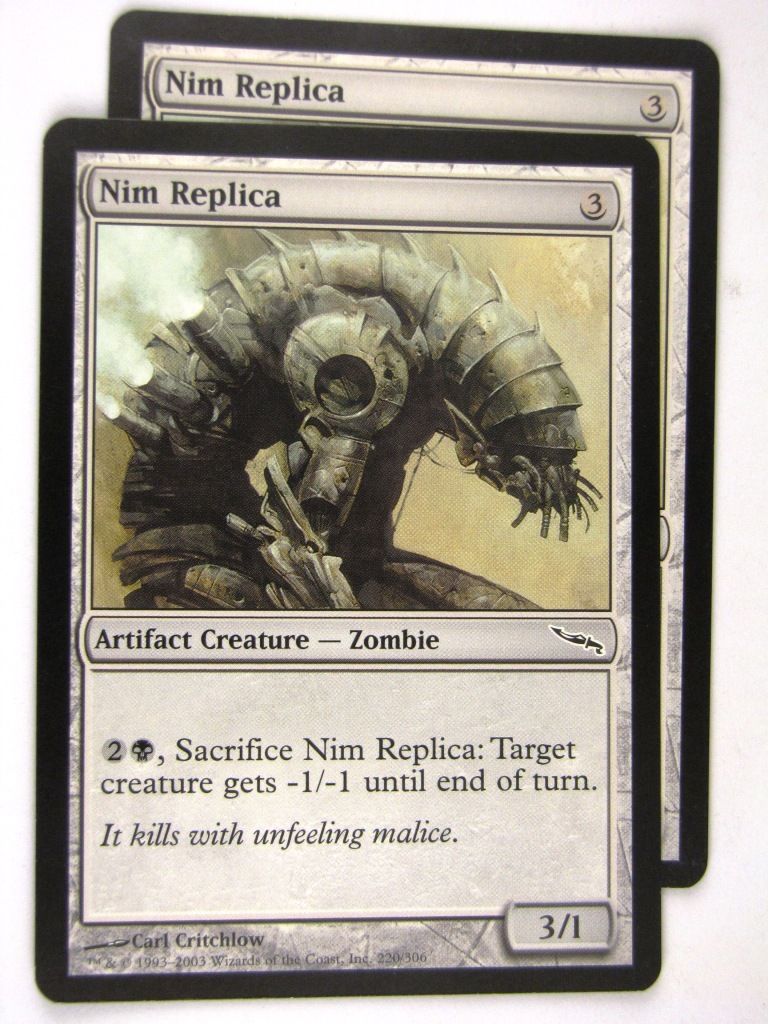 MTG Magic: the Gathering Cards: NIM REPLICA x2: MRD – Archeron