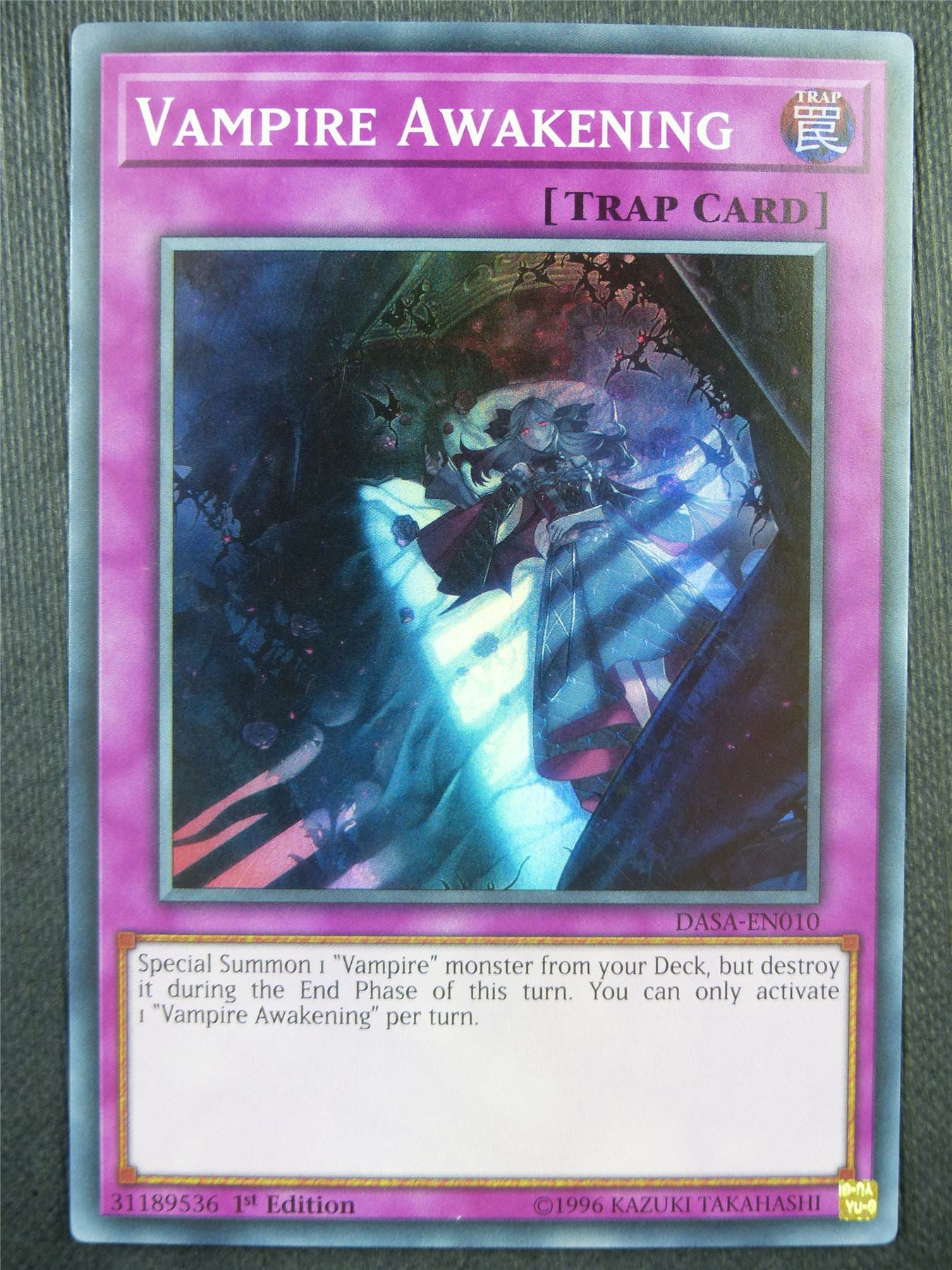Vampire Awakening DASA Super Rare - 1st ed Yugioh Card #9C7