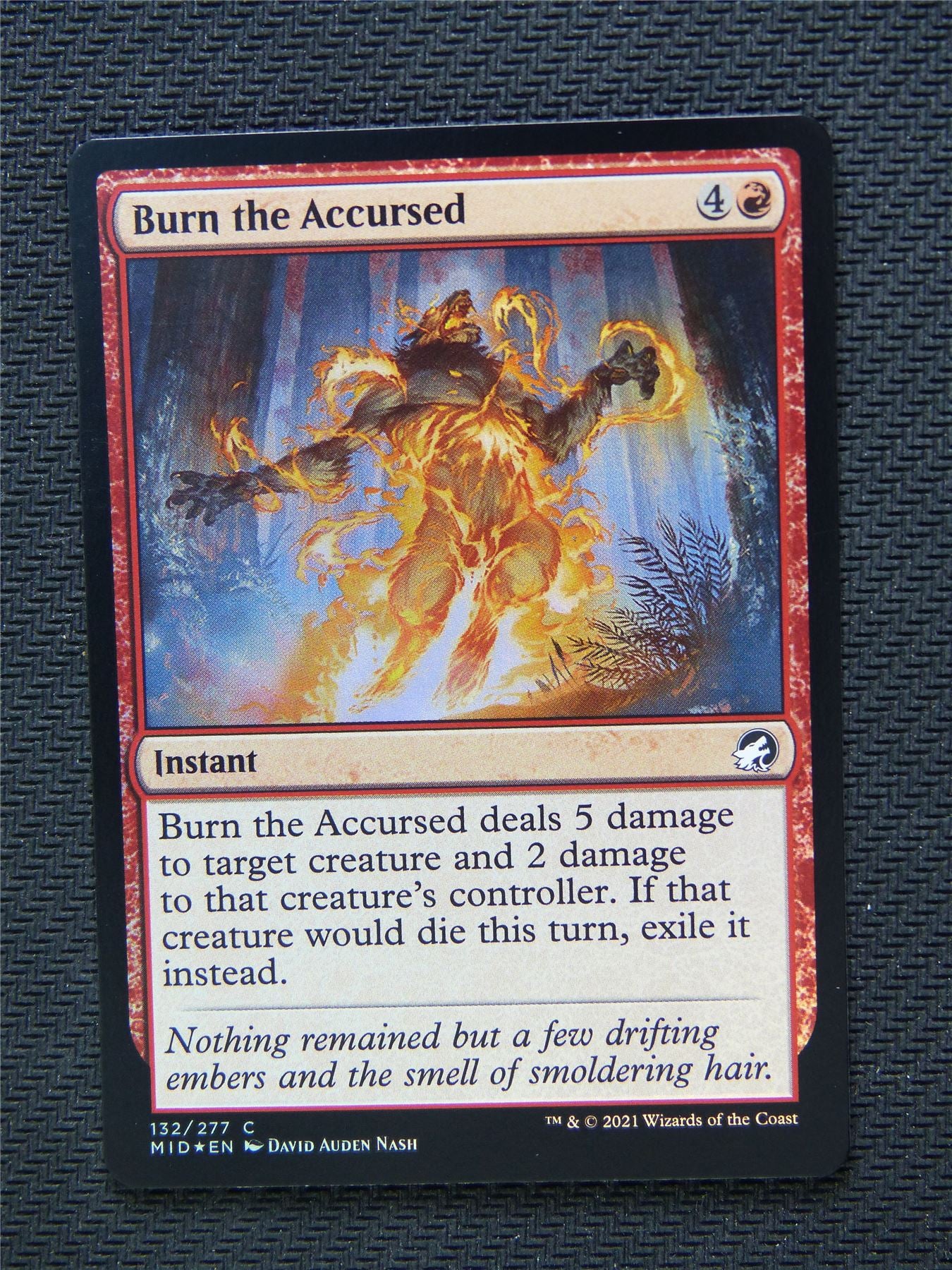Burn the Accused Foil - Innistrad - Mtg Card #3OO