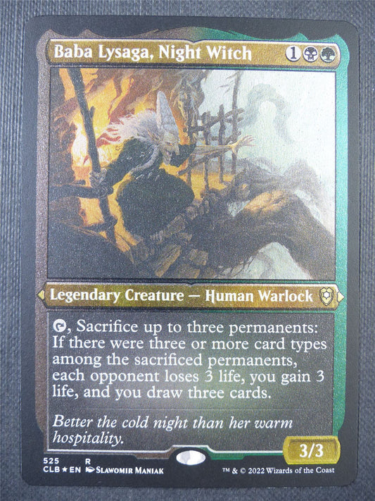 Baba Lysaga Night Witch Etched Foil - Mtg Card #6OX